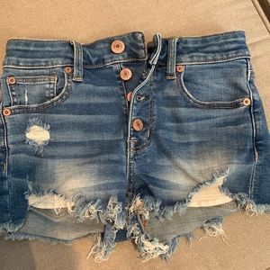 American Eagle cut off jean shorts